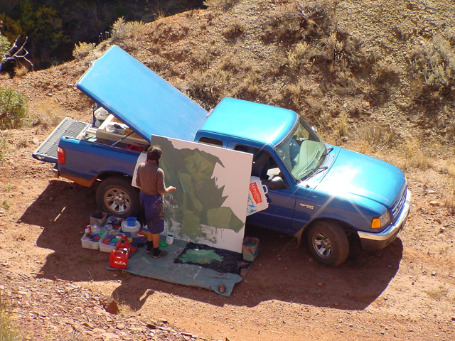 Michelle-Auboiron-Colorado-peintures-Ouest-americain-Utah-Nevada-Arizona-Californie-2001--25