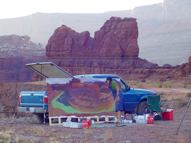 Michelle-Auboiron-Colorado-peintures-Ouest-americain-Utah-Nevada-Arizona-Californie-2001--36