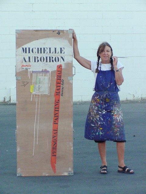 Michelle-Auboiron-Motels-of-the-50-s-peinture-live-a-Las-Vegas-13