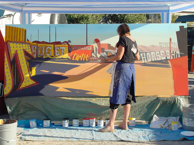 Michelle-Auboiron-Neon-Boneyard-peinture-live-a-Las-Vegas-6