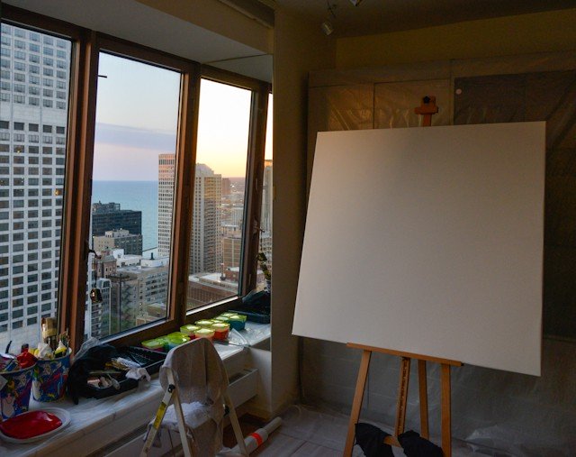 Chicago-express-peinture-Michelle-Auboiron