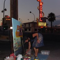 Michelle-Auboiron-Motels-of-the-50-s-peinture-live-a-Las-Vegas-10 thumbnail