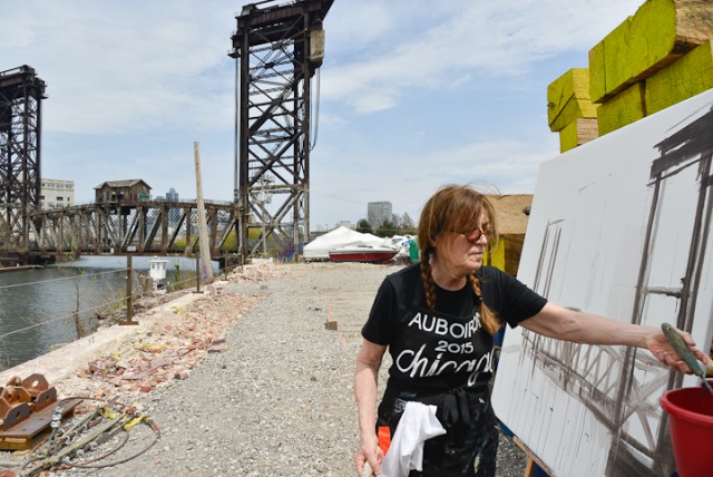 Peinture-ponts-de-chicago-Michelle-Auboiron-