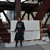 Wells-Street-Bridge-painting-by-Michelle-Auboiron-2 thumbnail