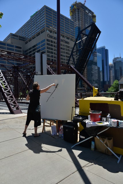 Kinzie-strett-Bridge-Chicago-painting-by-Michelle-Auboiron-4