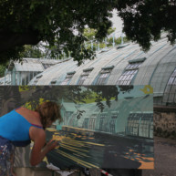 Michelle-Auboiron-peinture-live-aux-serres-d-auteuil-Paris-2004--14 thumbnail