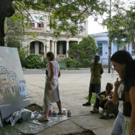 michelle-auboiron-peintre-en-action-a-la-havane-8 thumbnail