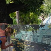 Michelle-Auboiron-peinture-live-aux-serres-d-auteuil-Paris-2004--12 thumbnail