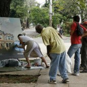 michelle-auboiron-peintre-en-action-a-la-havane-7 thumbnail