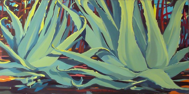 Aloès - Peinture de Corse de Michelle 