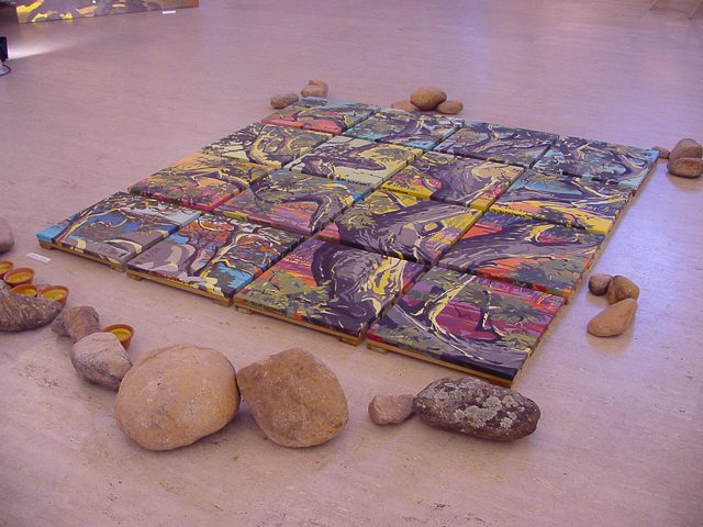 Exposition de peintures de Corse de Michelle Auboiron au Bastion de France de Porto Vecchio