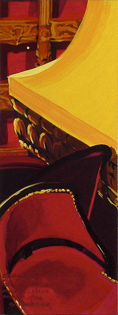 Peinture de l'Opéra Garnier par Michelle Auboiron