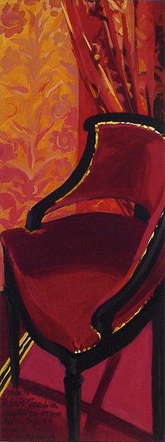 Peinture de l'Opéra Garnier par Michelle Auboiron