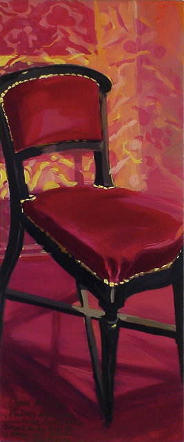 Peinture de l'Opéra Garnier par Michelle Auboiron