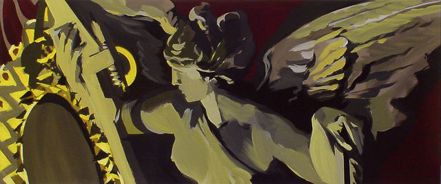 Peinture de l'Opéra Garnier par Michelle Auboiron