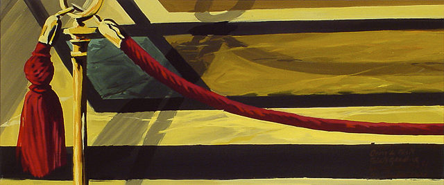 Peinture de l'Opéra Garnier par Michelle Auboiron