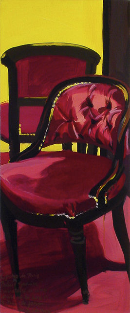 Peinture de l'Opéra Garnier par Michelle Auboiron