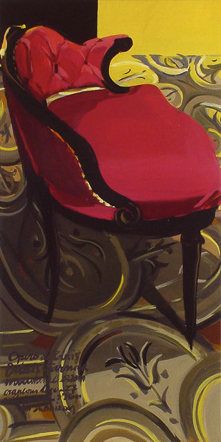 Peinture de l'Opéra Garnier par Michelle Auboiron