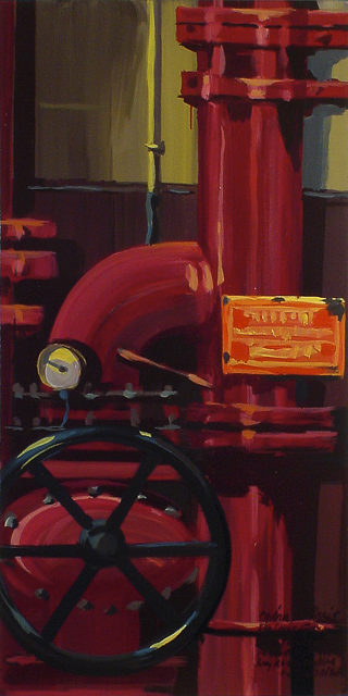 Peinture de l'Opéra Garnier par Michelle Auboiron