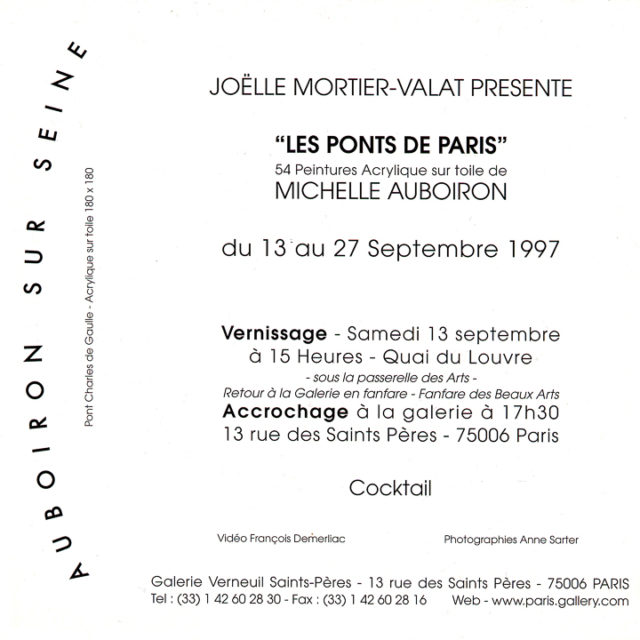 Exposition-Les-Ponts-de-Paris-peintures-de-Michelle-Auboiron-Galerie-Verneuil-Saints-Pères-Paris-verso