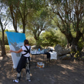 Michelle-AUBOIRON-En-Corse-peinture-live-2020-2 thumbnail
