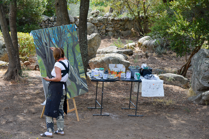 Michelle-AUBOIRON-En-Corse-peinture-live-2020-3