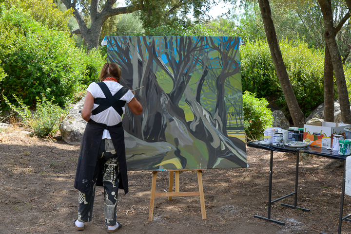 Michelle-AUBOIRON-En-Corse-peinture-live-2020-5